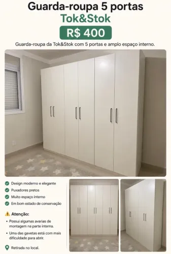 Guarda roupa casal