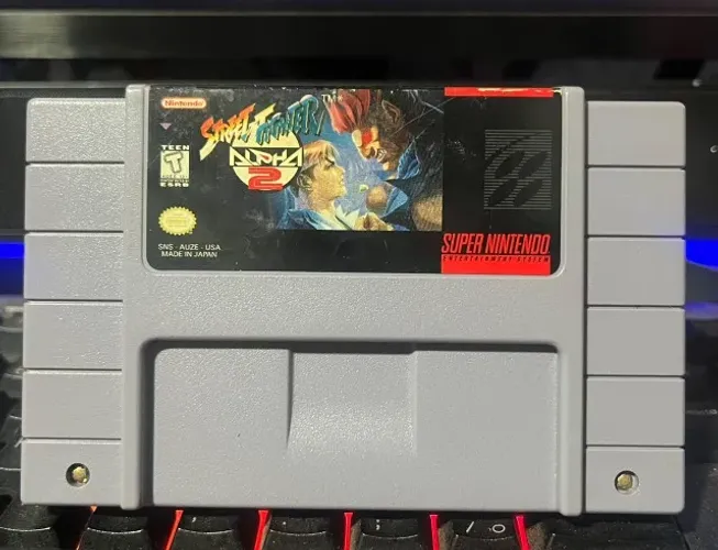 Cartucho Street Fighter Alpha 2 Super Nintendo Snes Original