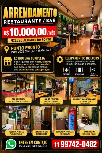 Arrendamento de Lanchonete