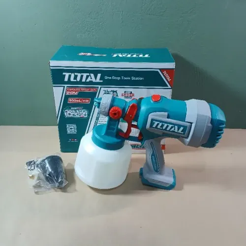 Pistola de Pintura Sem Fio Total 20V 1L Nova