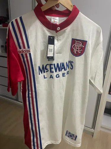 Camisa Rangers 96/97 away - tamanho gg