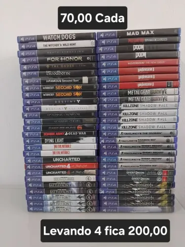 JOGOS PLAYSTATION 4 !!