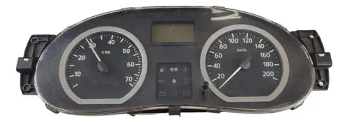 Painel Instrumento Velocímetro Sandero 2008 A 2013 Preto
