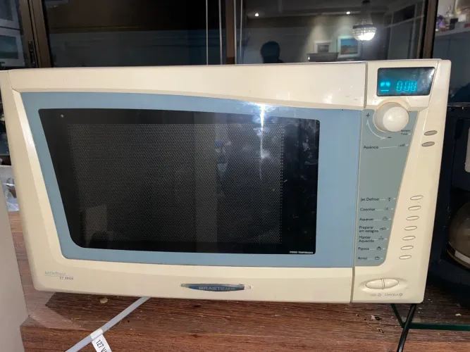 Micro-ondas Brastemp Jet Defrost 127V - Funcionando