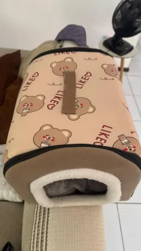 CAMA DE CAVERNA PARA CÃES COM ALMOFADA PARA USO INTERNO/EXTERNO