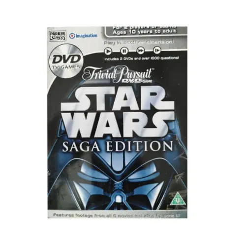 Star Wars Saga Edition Trivial Pursuit (jogo Dvd Interativo) - Item Raríssimo