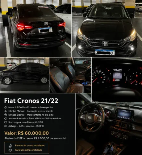 Fiat Cronos Drive 1.3 8V Flex 2022