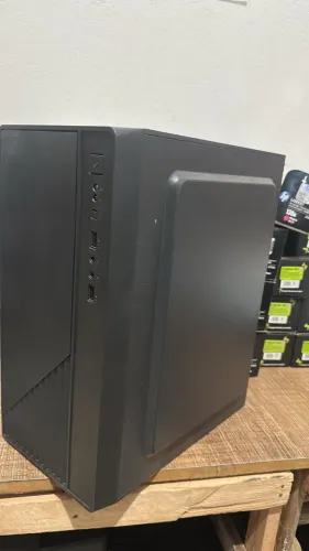Gabinete PC ATX / Micro ATX Preto Completo com Painel Frontal USB e Áudio HD
