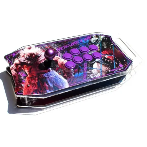 Controle Arcade Acrilico PS4, PS3, PC Akuma