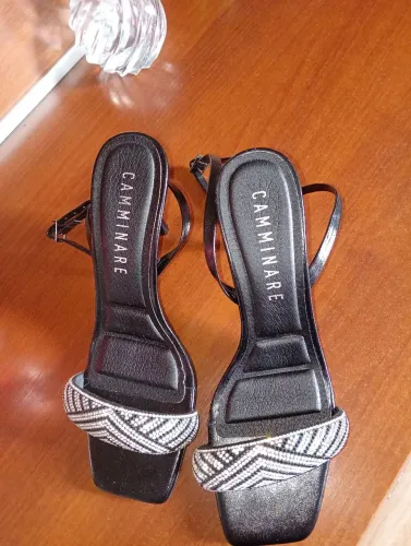 Sandália salto fino TM 37/38