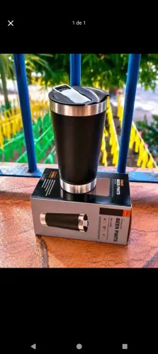 Copo Térmico Inox 550 ml com Tampa
