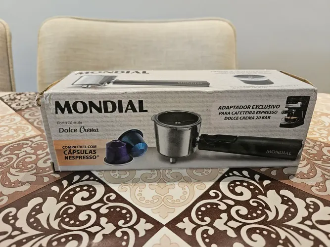 Adaptador cápsulas Nespresso para cafeteira Mondial Dolce Crema