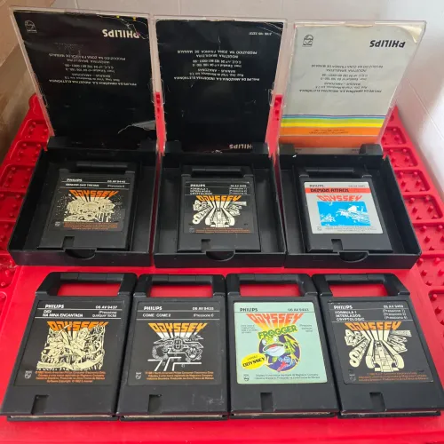 Lote de 7 jogos originais do Philips Odyssey 