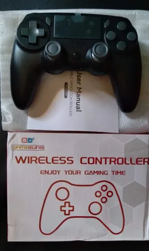 Controle Wireless compativél PS4/ PS3/ PC e Android - Preto.