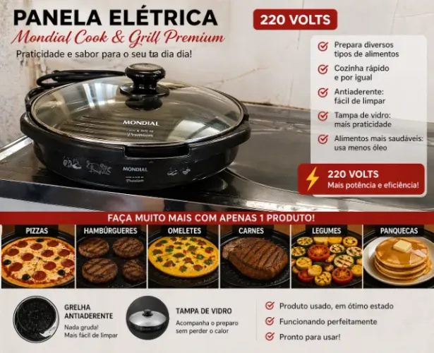 panela eletrica griil