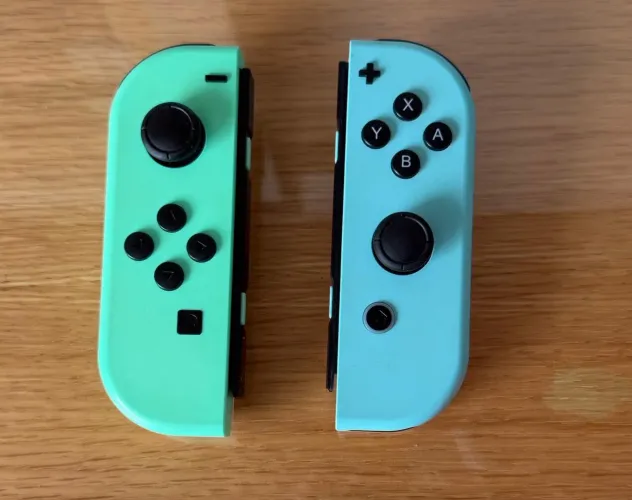 Par Joy-Con Nintendo Switch Animal Crossing Edição Limitada V2 Original Impecável