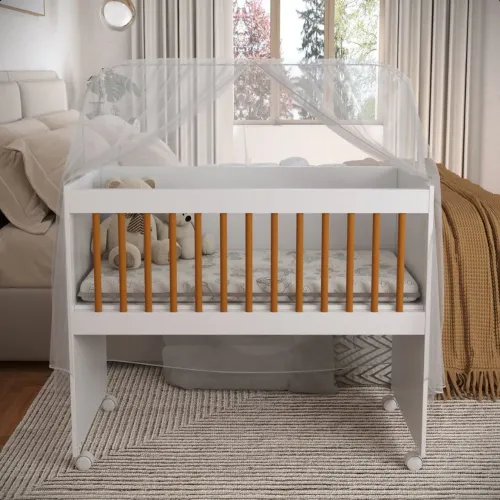 Berço Cama Bebê Infantil Colchão Lençois Protetores Mosquiteiro Novo Melhor Oferta Leva