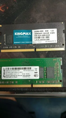 Memória ddr4 8 gigas notebook