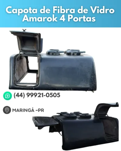 Capota de Fibra de Vidro - Amarok 4 Portas (Usada)