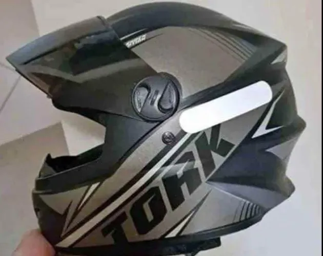 Capacete na promoção na promoção 