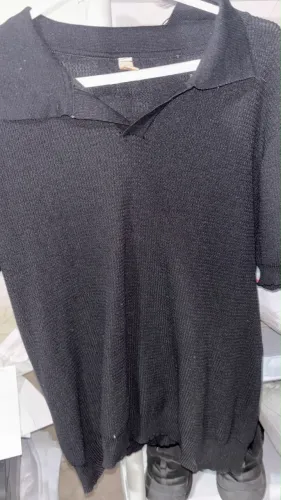 Gola Polo Old Money Preta Alta Costura - M