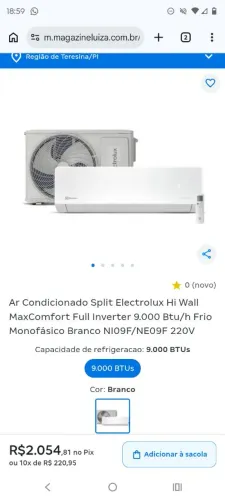 Vende se ar-condicionado