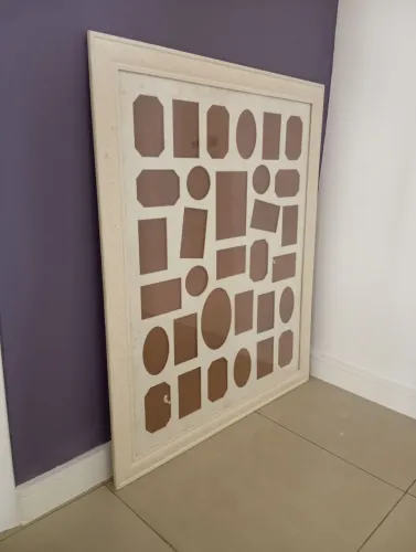 Moldura de vidro grande