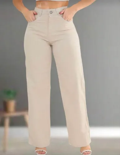 Calça bege número 44 nova