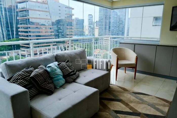 Apartamento com 1 dormitório para alugar, 54 m² por R$ 11.500/mês - Vila Nova Conceição -