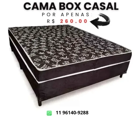 cama box casal (promoção)