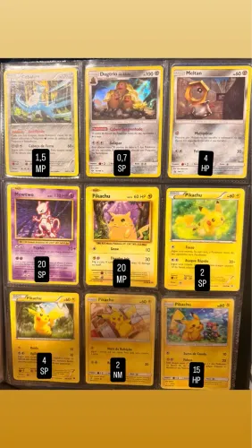 Cartas Pokémon Variadas
