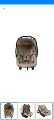 BEBÊ CONFORTO AMOUR BEGE com base burigotto 