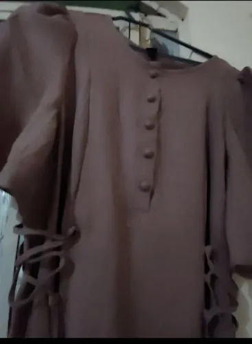 Vestido E G vinho marrom