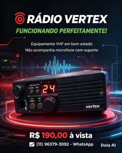 Rádio VHF VERTEX FTL 2011
