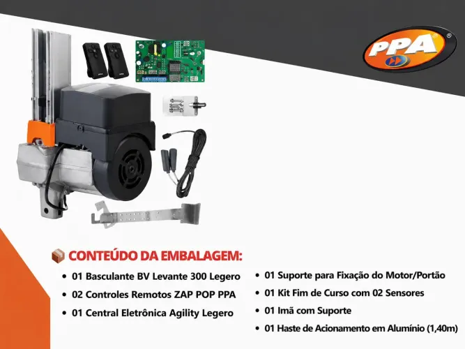 Motor PPA para Portões Eletrônicos