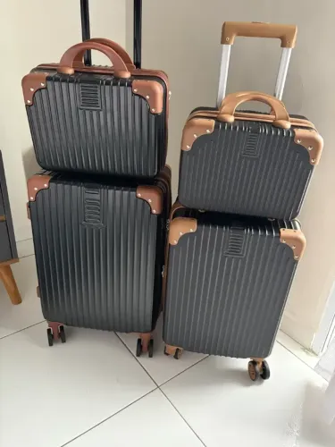 Mala De 10kg Bordo De Mão Bloguerinha Com Frasqueira Viaggio