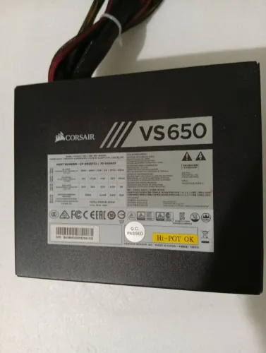 Fonta Corsair 650 80 plus