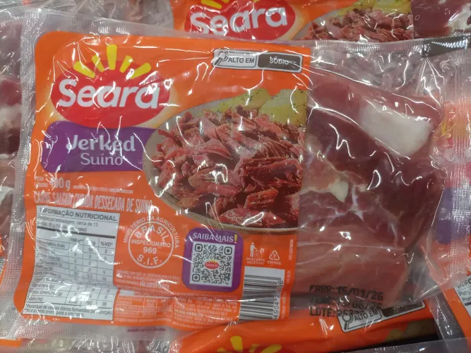 Carne charque sadia 400g