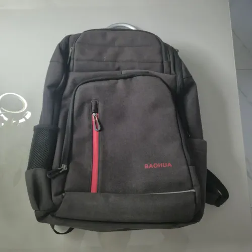 BOLSA BAOHUA - REVESTIDA, VÁRIOS COMPARTIMENTOS E SUPORTE PARA CARREGAR