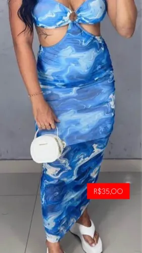 Vestido longo tomara que caia