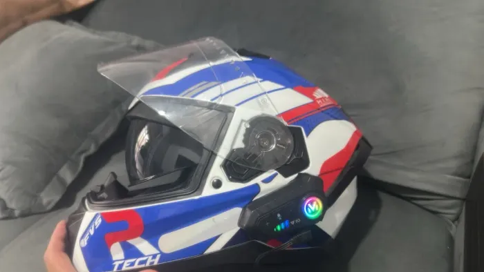 Capacete Race Tech Volt Track com bluetooth