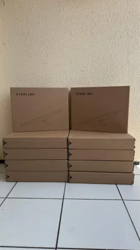 Antena de Internet Via Satélite Starlink Mini Lacradas Nova 