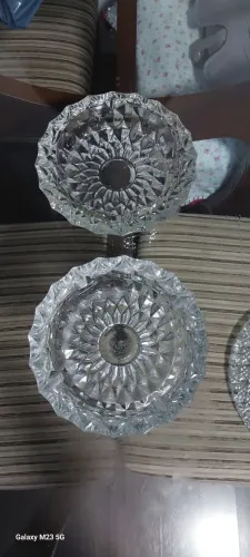 Cinzeiro decorativo de cristal