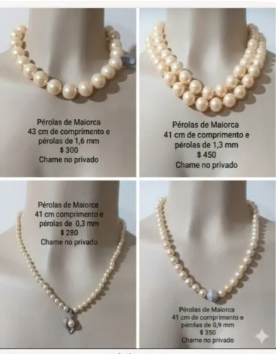 Colar de Pérolas de Maiorca