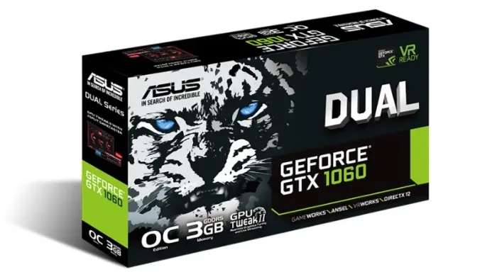 ASUS Dual GTX 1060 3GB