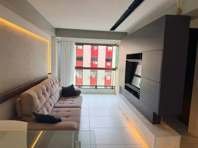 Apartamento mobiliado a poucos metros da praia | 2 quartos | 45m²
