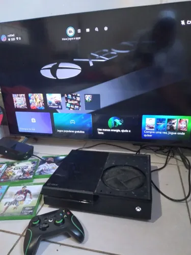 XBOX ONE 500GB + CONTROLE + 5 JOGOS + JOGOS DIGITAIS - R$ 500