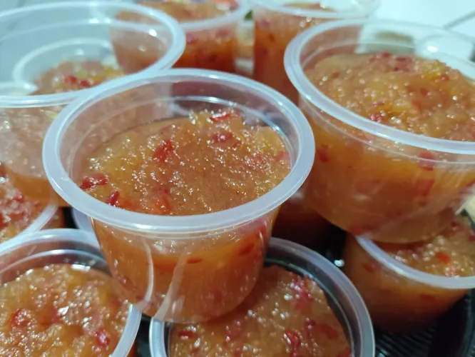 Geleia de pimenta caseira