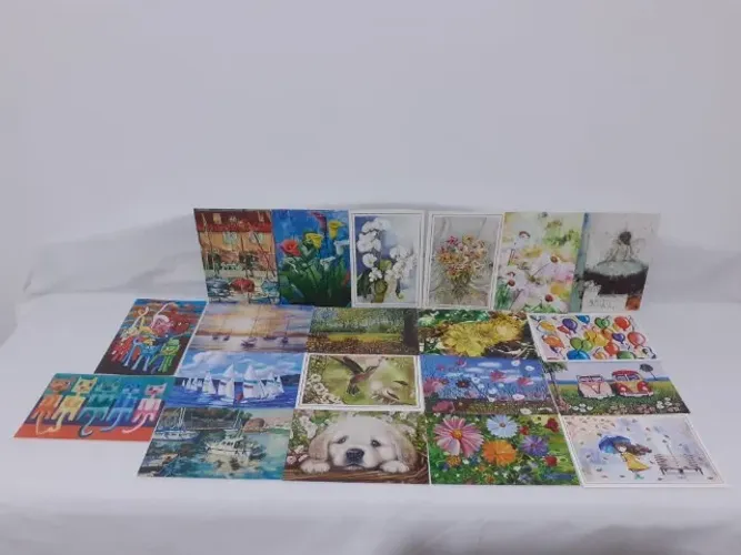 Cartões Variados para Artesanato ou Envio