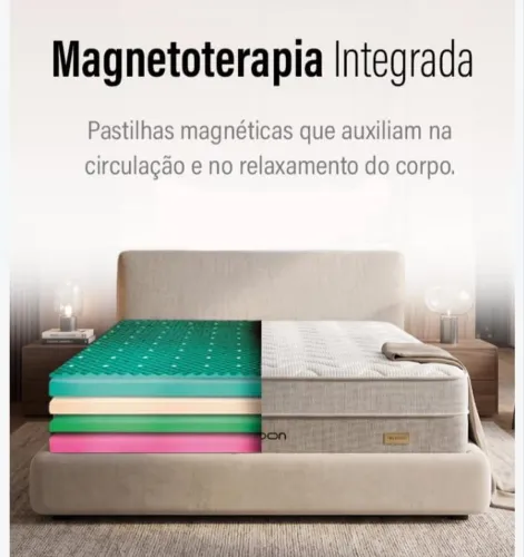 Colchão magnético